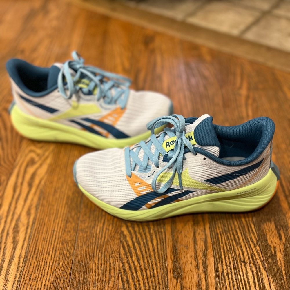 Reebok 2C Energen Tech Plus Energy Glow running shoes.